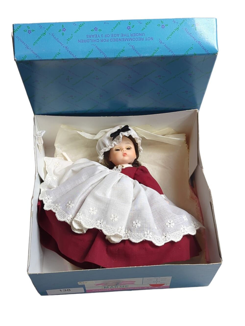 Vintage Madame Alexander Doll Marme - Bent Knee Retired In Box